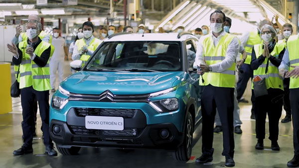 Citroen C3 का उत्पादन ब्राजील में हुआ शुरू, भारत में भी जून 2022 में हो सकती है लॉन्च