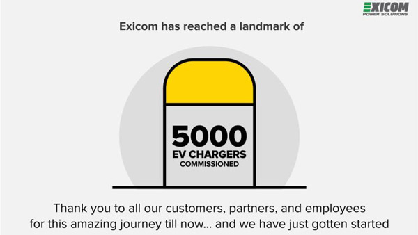 Exicom ने 200 शहरों में स्थापित किए 5,000 EV चार्जिंग प्वाइंट्स, कंपनी के लिए एक बड़ी उपलब्धि