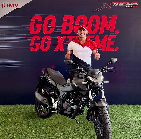 हीरो मोटोकाॅर्प ने हेमंत मुदप्पा को बनाया Xtreme 160R का ब्रांड एंबेसडर