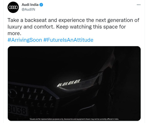 भारत में आने वाली है Audi की एक नई लग्जरी सेडान, कंपनी ने टीजर जारी कर दी इसकी जानकारी
