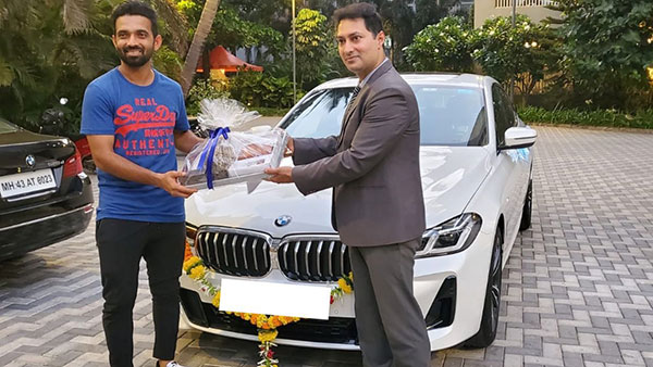 भारतीय क्रिकेटर Ajinkya Rahane ने खरीदी नई BMW 6 Series कार, जानें कितनी है कीमत और फीचर्स भारतीय क्रिकेटर Ajinkya Rahane ने खरीदी नई BMW 6 Series कार, जानें कितनी है कीमत और फीचर्स