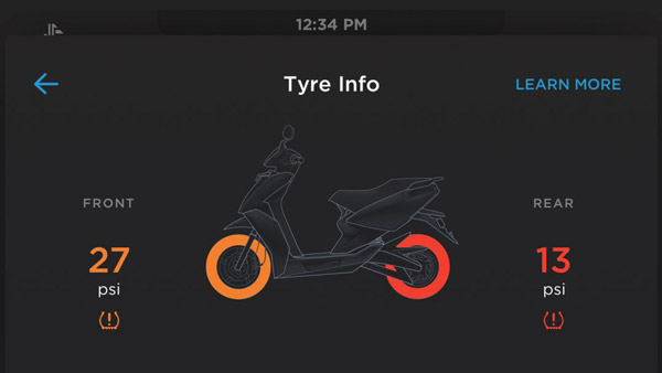एथर 450एक्स के लिए लाॅन्च हुआ टायर प्रेशर मॉनिटरिंग सिस्टम, जानें कितनी है कीमत