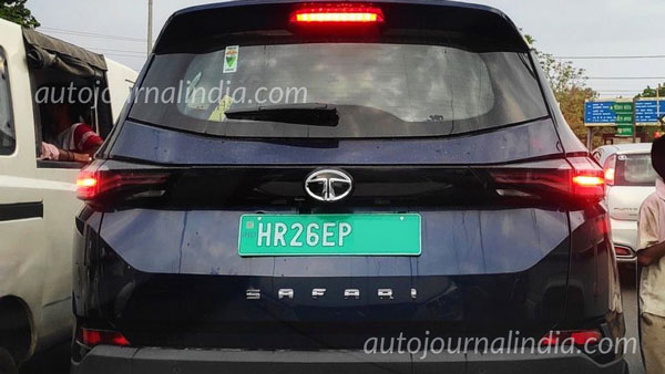 क्या आने वाला है Tata Safari का इलेक्ट्रिक वर्जन, इस पर लगी ग्रीन नंबर प्लेट का आखिर क्या है राज?