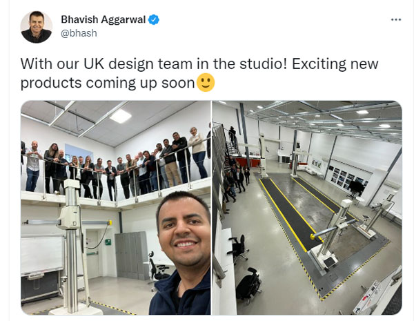 सिर्फ भारत में ही नहीं विदेशों में भी बिकेगी ओला की स्कूटर, यूके में फैक्ट्री हो रही है तैयार