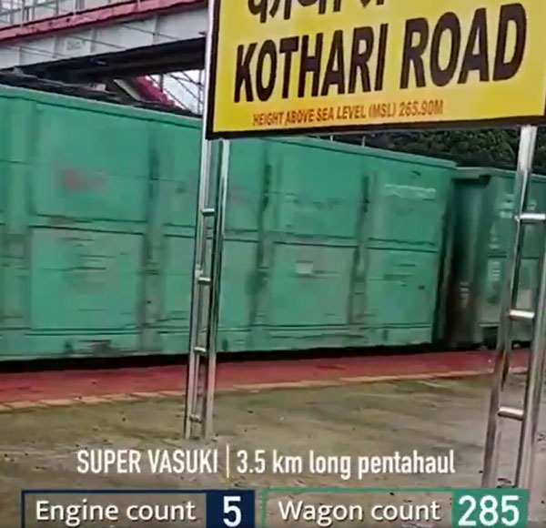 रेलवे ने चलाई अब तक की सबसे लंबी मालगाड़ी, एक स्टेशन को पार करने में लगता है 4 मिनट