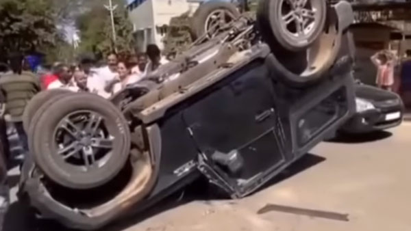 Tata Nano Hits Mahindra Thar