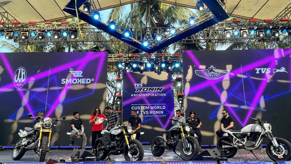 TVS MotoSoul: टीवीएस ने पेश की Ronin पर आधारित कस्टम बाइक्स, नए एक्सेसरीज और ऐप भी हुए लाॅन्च