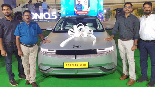 हुंडई आयोनिक 5 इलेक्ट्रिक कार की डिलीवरी हुई शुरू