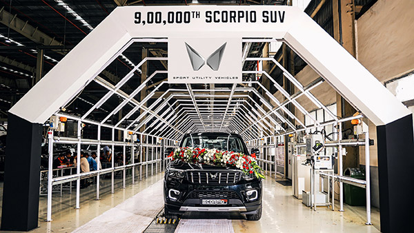 महिंद्रा स्कॉर्पिओ की बिक्री 9 लाख यूनिट के पार