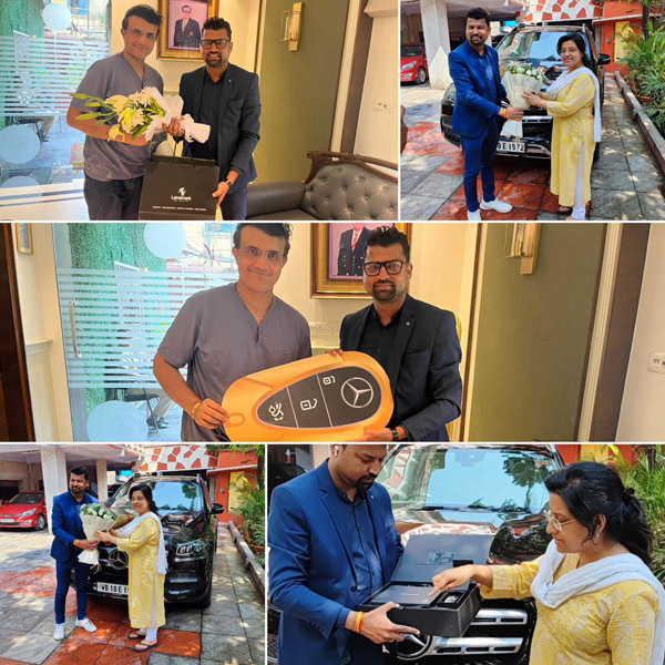 सौरव गांगुली ने अपने कलेक्शन में जोड़ी लग्जरी मर्सिडीज-बेंज जीएलएस