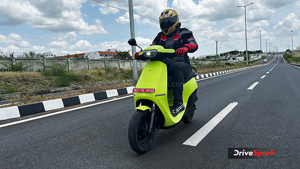 Ola S1 Air Review Tracking Shot