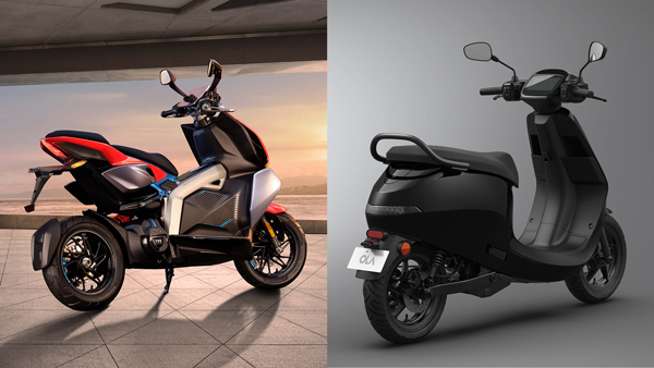 TVS X vs Ola S1 Pro Rear View