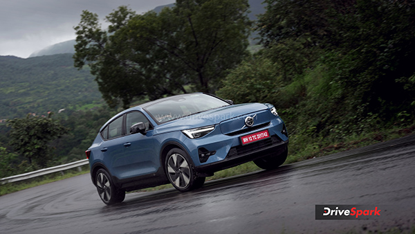 Volvo C40 Recharge Review Action Shot