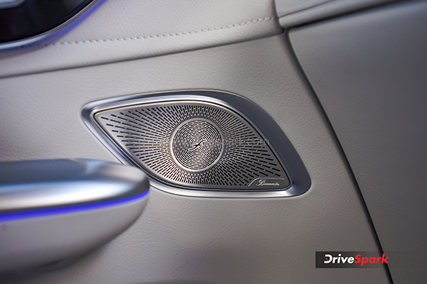 Mercedes EQE SUV Review Speaker