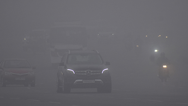 Vehicle In Fog Vehicle In Fog