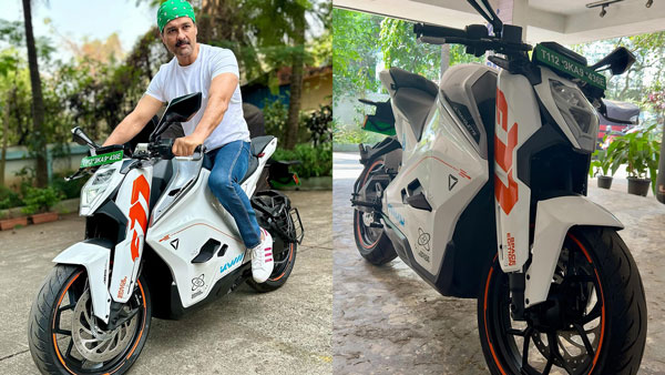 Rohit Roy Ultraviolette F77 Space Edition 