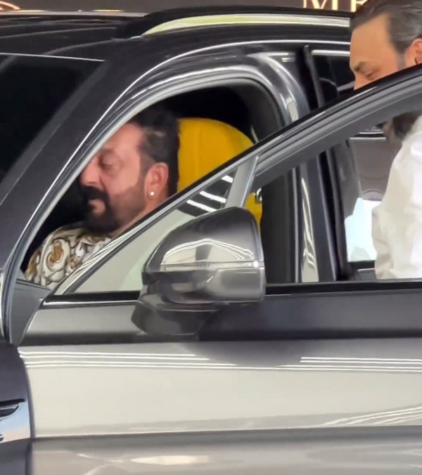 Sanjay Dutt checks out Bentley and Ferrari