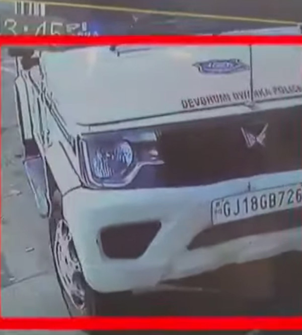Gujarat man steals police Mahindra Bolero