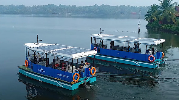 solar-electric boat