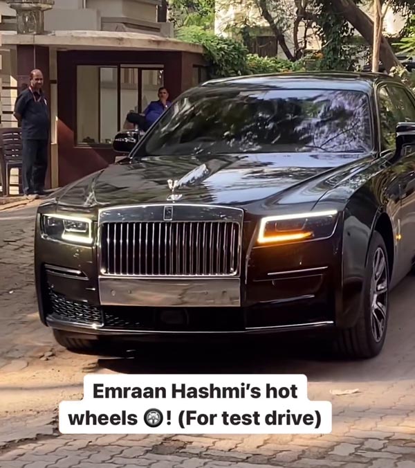 Emraan Hashmi Buys New Rolls Royce Ghost