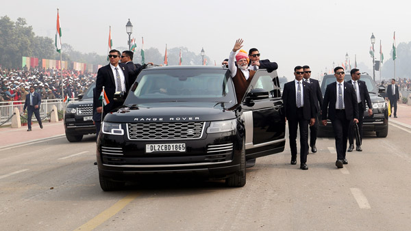 PM Modi Range Rover 