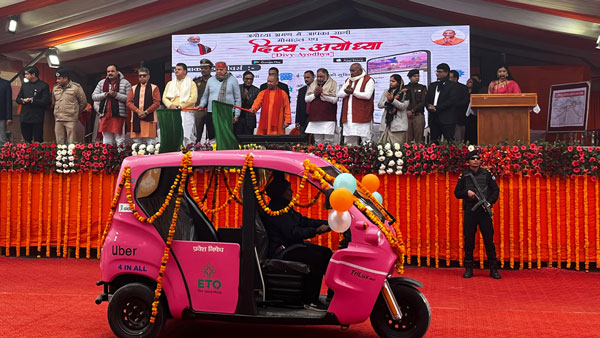 Uber Launches Electric Auto in Ayodhya 