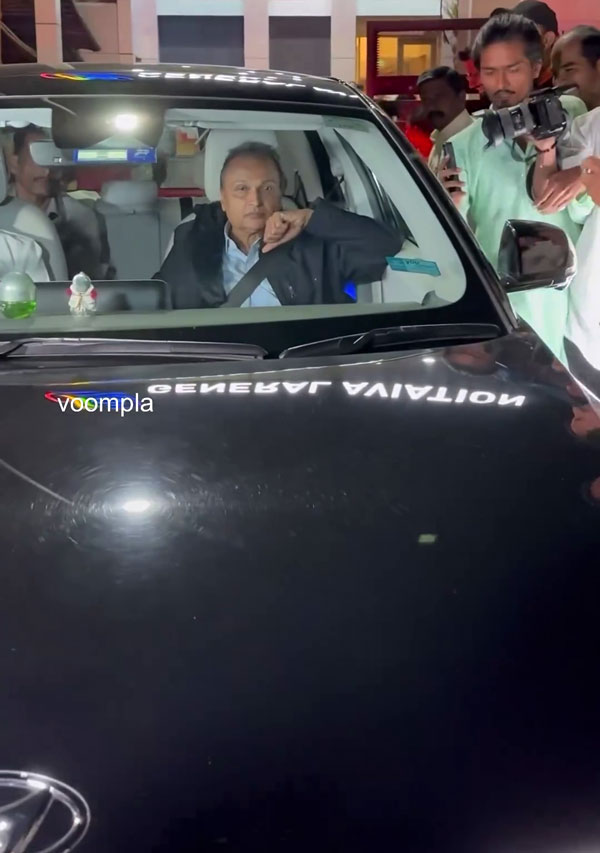 Anil Ambani Seen in His Hyundai Ioniq 5 