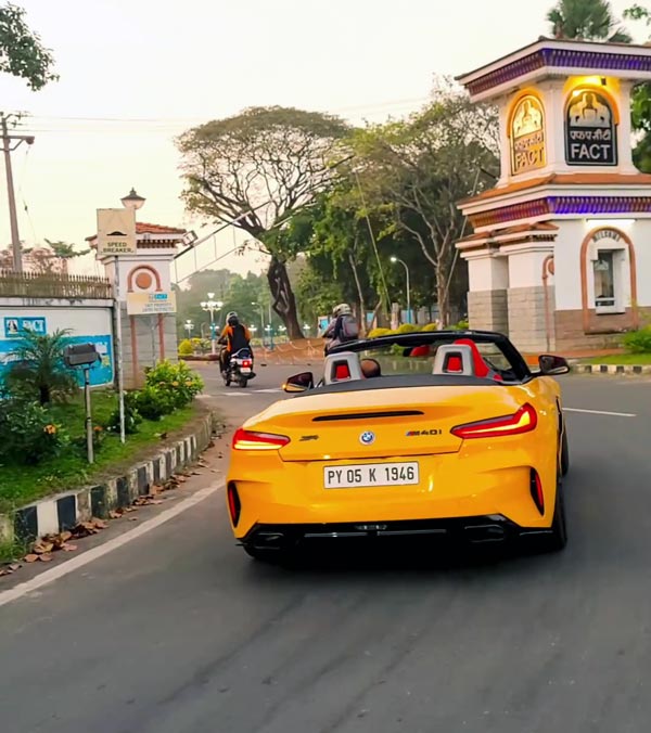 Grandma Is Driving BMW Z4 sports car