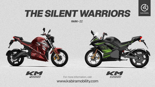 Kabira Mobility Electric Bike Launches in India with KM 3000 and KM 4000