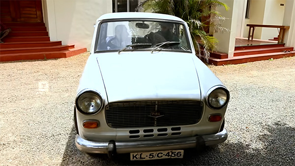Premier Padmini Car Drives by 100-Year-Old Man
