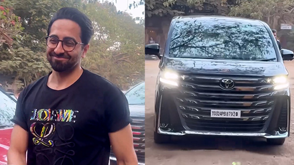 Ayushmann Khurrana Spotted With Toyota Vellfire