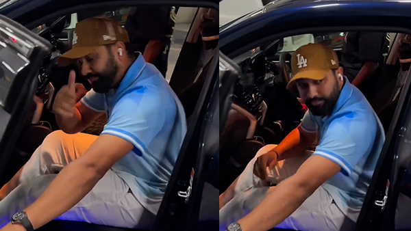 Rohit sharma seen using Maruti Grand Vitara