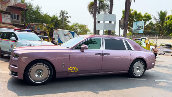 Nita Ambani Pink Rolls Royce Phantom Car