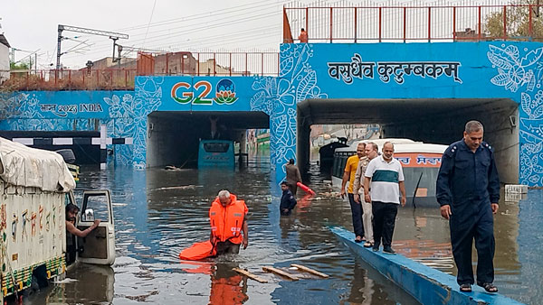 Delhi waterlogged