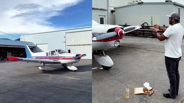 Indian buys piper cherokee airplane