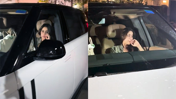 Janhvi Kapoor Seen in a Luxury Range Rover