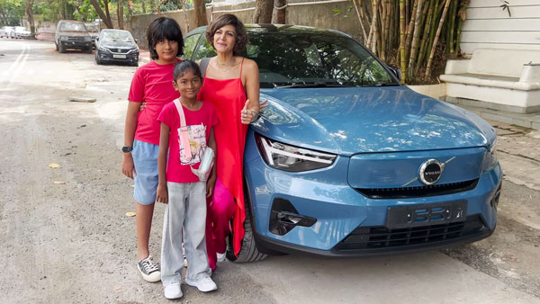 Mandira Bedi Volvo C40 Recharge