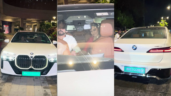 Zaheer Iqbal Gifts Sonakshi Sinha BMW i7