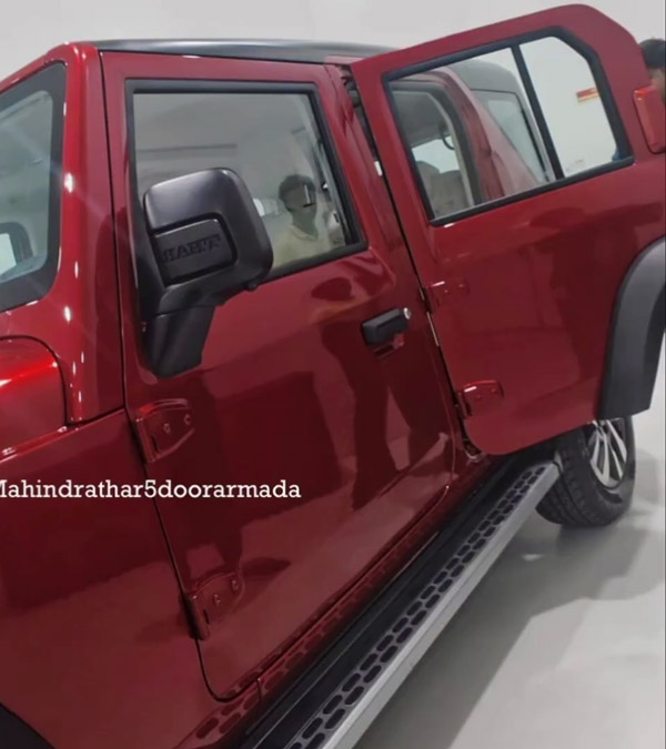 Mahindra Thar ARMADA 5 door leaked ahead of launch