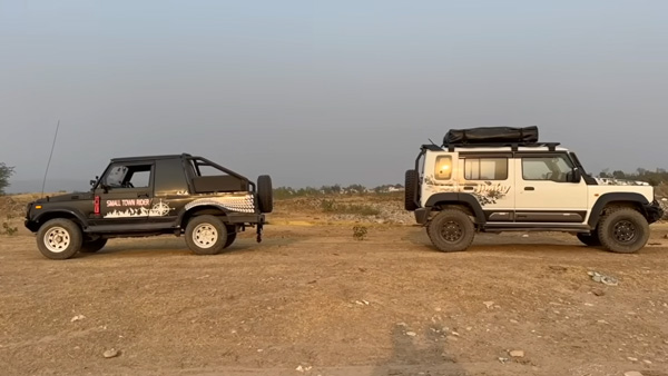 Maruti Jimny Vs Gypsy Tug of war Maruti Jimny Vs Gypsy Tug of war