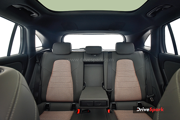 Mercedes EQA Reveiw rear seat