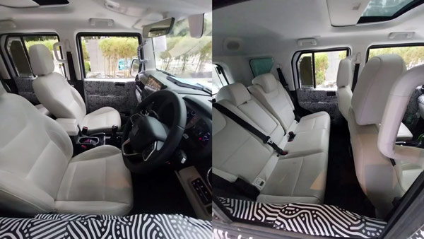 Mahindra Thar Roxx Interior spied