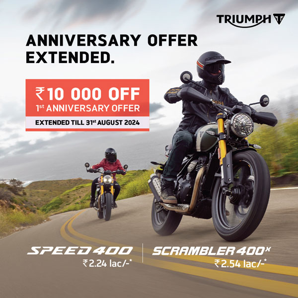 Triumph Discount Offer