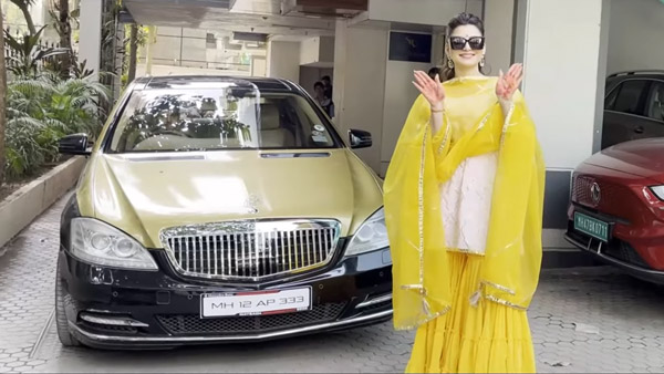 Urvashi Rautela Modified Mercedes S-Class