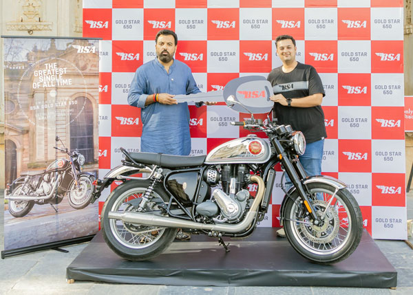 BSA Gold Star 650 Delivers prince of udaipur