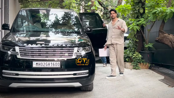 Sidharth Malhotra Range Rover Autobiography