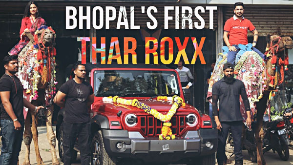 Mahindra Thar Roxx Delivery On Camel