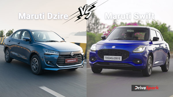 New Maruti Suzuki Dzire vs Swift