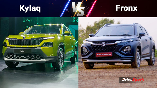 Maruti Suzuki Fronx vs Skoda Kylaq