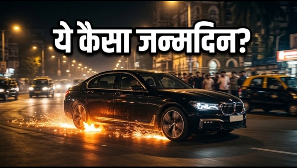 Mumbai Birthday Reel Fire Stunt: Police Investigation Launched Against Luxury Car Owner